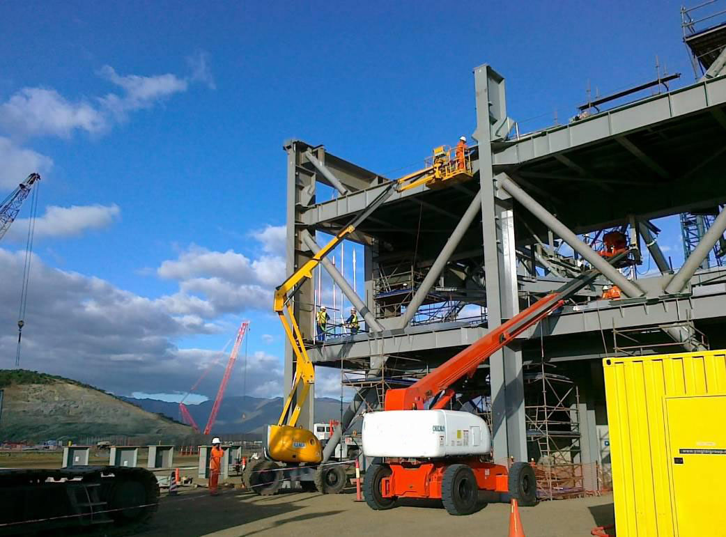 直臂应用于工程建设中